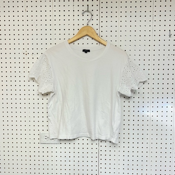 Rails Georgia Eyelet Sleeve Tee - Picture 2 of 4